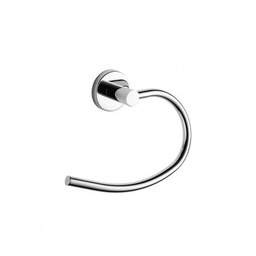 [035871] Porta salviette ad anello serie Felce cromato.