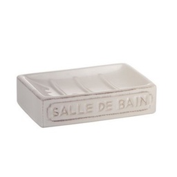 [1920776] Portasapone in ceramica bianco Vivienne Gedy