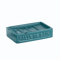 [1920777] Portasapone in ceramica blu Vivienne Gedy