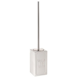 [1920793] Portascopino in ceramica bianco Vivienne Gedy
