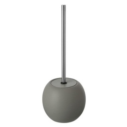 [FER006023] Portascopino in ceramica e acciaio grigio linea Oslo Feridras
