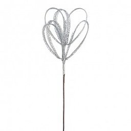 [19627803] Ramo decorativo JOSELINE Argento h65 cm