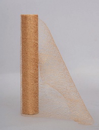 [19977655] Rotolo Rete Glitterato Cm.29X2,7Mt Oro Con Paillettes decorazione di Natale