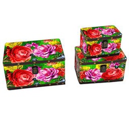 [V1230350000] Scatola ecopelle 1-3 multicolor rettangolare cm 26x18h14