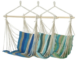 [20006596] Sedia amaca 3 colori assortiti in cotone 100% FSC