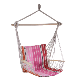 [2008998] Sedia dondolo tessuto righe multicolor cm 50h x 100 cm 