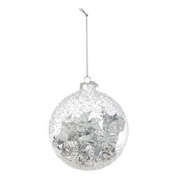 [19627797] Sfera in vetro pallina natale yana cm 10