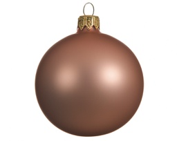 [1991140] Sfera Natalizia Pallina In Vetro Bronzo Opacod. 15 Cm 1 Pz 