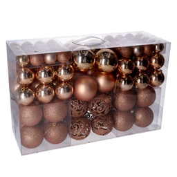 [V6162240000] Sfera plastica confezione 100 pezzi rame cmø4,6,8