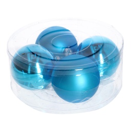 [V6178670000] Sfera vetro cmø10 confezione da 4pz blu