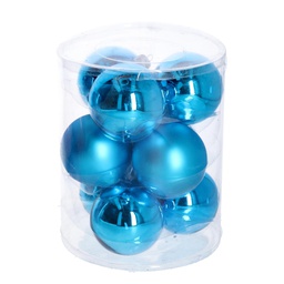 [V6178530000] Sfera vetro cmø8 confezione da 9pz blu