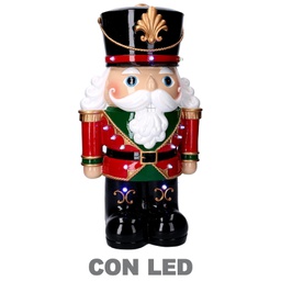 [V6151090000] Soldatino resina led rosso cm26,7x19,8h47,2