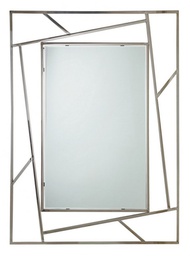 [B0732882] Specchio con cornice Rayan Rettangolare 120x90  Cod.0732882