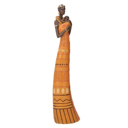 [V8538410000] Statua ceramica donna africa cm 9