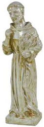 [V9174160000] Statua san francesco xh-0702 cm. 19 x 16 h 55