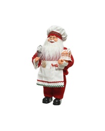 [19974653] Statuetta Babbo Natale Cuoco H30