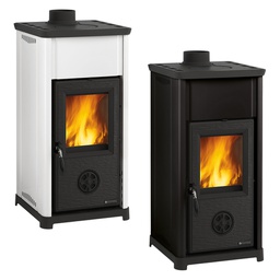 [DFL700471] Stufa A Legna 'Tea' Colore Bianco
