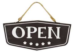 [V9108740000] Targa open/closed ea-6435 cm. 35