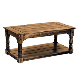 [V8018260000] Tavolino basso legno antico chiaro cm 60 x 110 x h 48