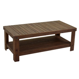 [V8036470000] Tavolino legno ankara 2 piani rettangolare cm 120x60h45