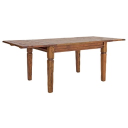 [B0742760] Tavolo allungabile in legno stile rustico cm 120/160/200x90 cm
