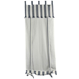 [V0811820000] Tenda tessuto a righe windy blu misto lino cm58x160
