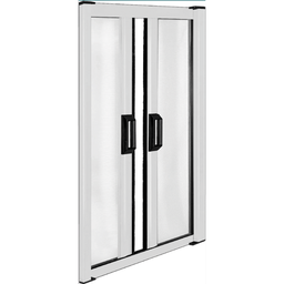 [1957510] Zanzariera per porte finestre a molla 2 Ante 60/320x250h cm colore Bianco