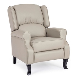 [B0735318] poltrona reclinabile maila pu tortora