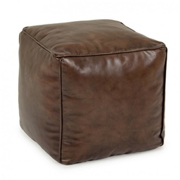 [B0720091] pouf mendez marrone 40x40