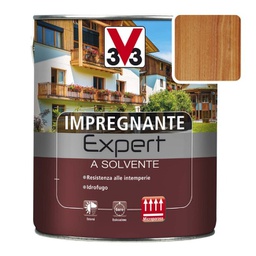 [V113322] Impregnante per legno esterno Expert Solvente 2,5 Noce Scuro