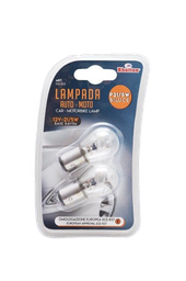 [1935983] Lampada Auto-Moto X2 - Omologazione Europea Ece-R37, 12V - P21/5W