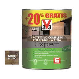 [1942936] Protettivo Legno Expert Acqua Gel 3Lt Noce Scuro