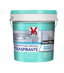 [1993640] Idropittura Traspiarente Bianco Luminoso 14Litri