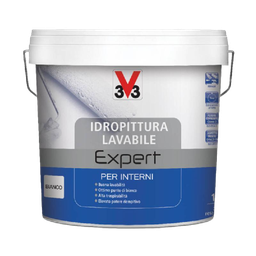 [1993642] Idropittura Lavabile 4Lt - Color Bianco, Buona Lavabilità, Ottimo Punto Di Bianco, Elevato Potere Riempitivo E Alta Traspirabilità