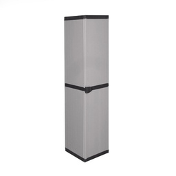 [7813C04] Armadio in Resina Alto 1 Anta con Ripiani Regolabili 34x39,5x168