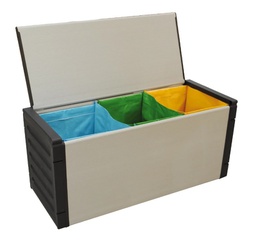 [7825C98] Cassapanca per Raccolta Differenziata (Interno/Esterno) 85 x 34 x 39.5 cm