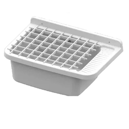 [7840C98] Pilozzo a parete in resina 50x35 cm con griglia
