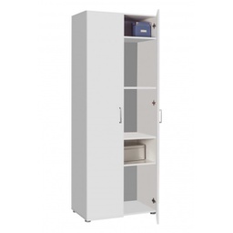 [2016343] Armadio Multipiano 2 Ante 70x36x181 Bianco
