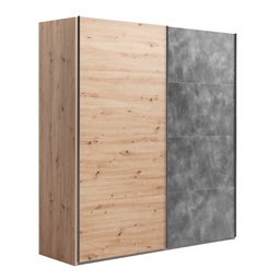 [2012385] Armadio Systema 2 ante scorrevoli 200x67x223H cm