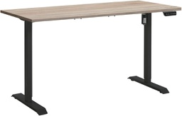 [2016341-2016340] Scrivania Regolabile in Altezza ENERGIA Standing Desk 150x69 cm Colore Rovere Miele e Nero