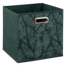 [2016432] Contenitore 31 x 31 cm in Tessuto Non Tessuto Verde Scuro