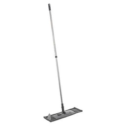 [2016400] Scopa Telescopica Acciaio Inox Panno Microfibra Liscio - L. 44 x P. 1 x H. 135 cm