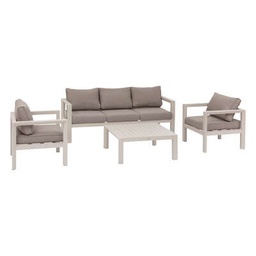 [20108544] Salotto Evasion 5 montanti alluminio argilla 77 x P. 61 x H. 187 cm
