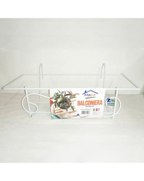 [MACA0108] Balconiera bianca da 50 cm Ciarly