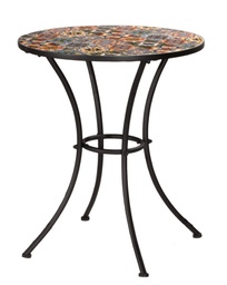 [1939918] Tavolino Tondo Mosaico Flower - Ø 60 cm/H. 75 cm