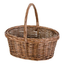 [20042607] Cesto in Vimini Intero 39x34 H28 cm