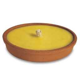 [1939874] Candela Profumata all'Essenza di Citronella in Contenitore di Terracotta