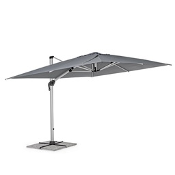 [1943139] Ombrellone braccio alluminio grigio Ines 3x4