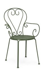 [1999977] Sedia con Braccioli Etienne Forest - H 89 x P 49 x L 49 cm