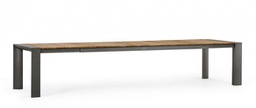 [20042140] Tavolo Alluminio Cameron 253/319/384x110 Antracite Iperbriko